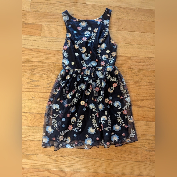 Floral Embroidered Dress - Picture 1 of 3